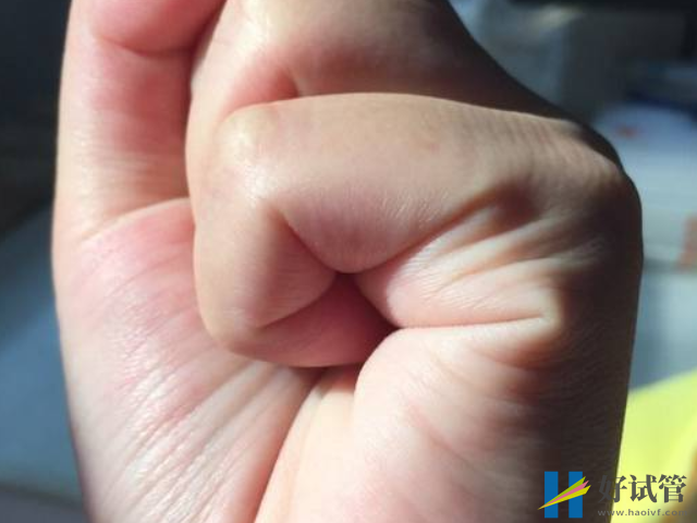 孕妇右手握拳看男女有玄机,后代线已暗示准二胎性别(图1) 握拳看第二胎生男生女